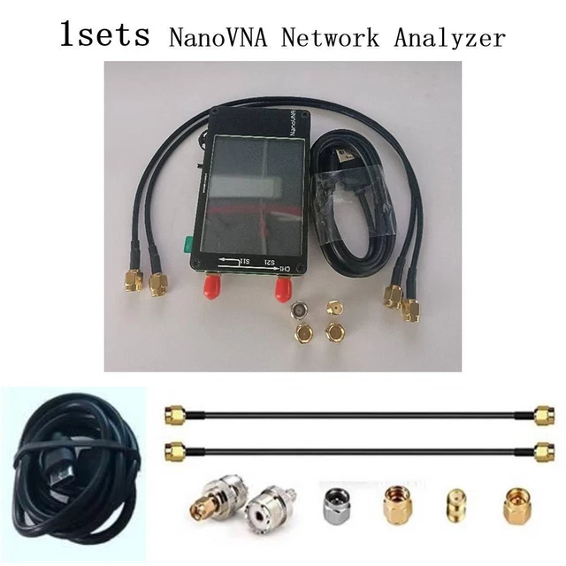 Nav Analyzer NANOVNA-H VECTOR NETWORK Analyzer HF VHF UHF Analyzer 50KHz-300MHz With ...