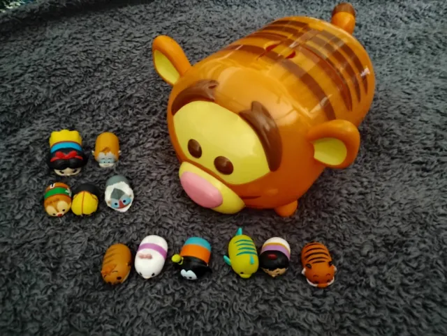 Disney Tsum Tsum Stack n Display Tigger Carry Case & Bundle 11 Disney Tsum Tsums