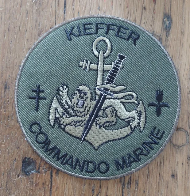 Ecusson patch commando Kieffer  . Marine nationale Navy . Parachutiste insigne