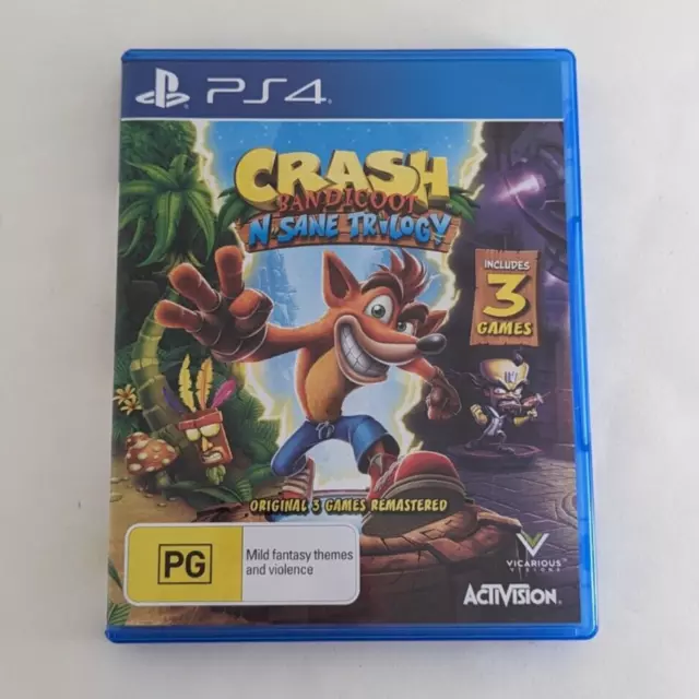 Crash BandicootN. Sane Trilogy para PS5 - Mídia Digital - Minutegames