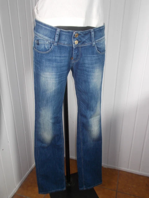 Jean Bootcut Femme Le Temps Des Cerises - Taille Basse W31 (40), Bleu, Occasion Très Bon état