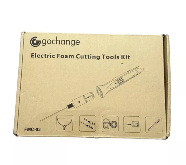 Kit de herramientas de corte de espuma eléctrica GoChange FMC-02 NUEVO, sellado