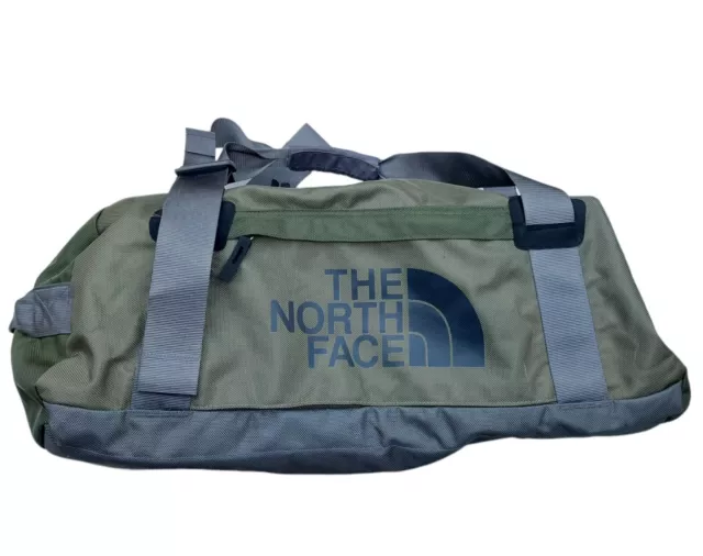 The North Face Base Camp Duffel Bag Carry All Camping Travel Green Lightly Used
