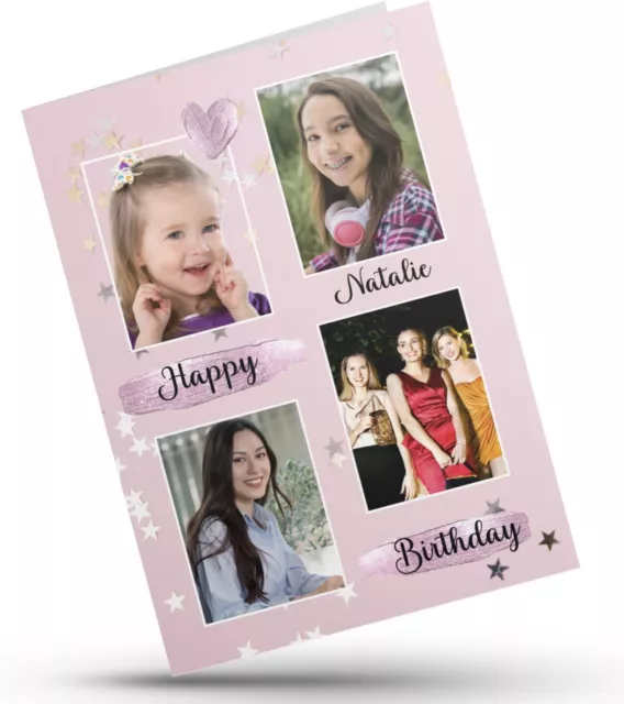 Personalised Birthday Card From Your Own Photo