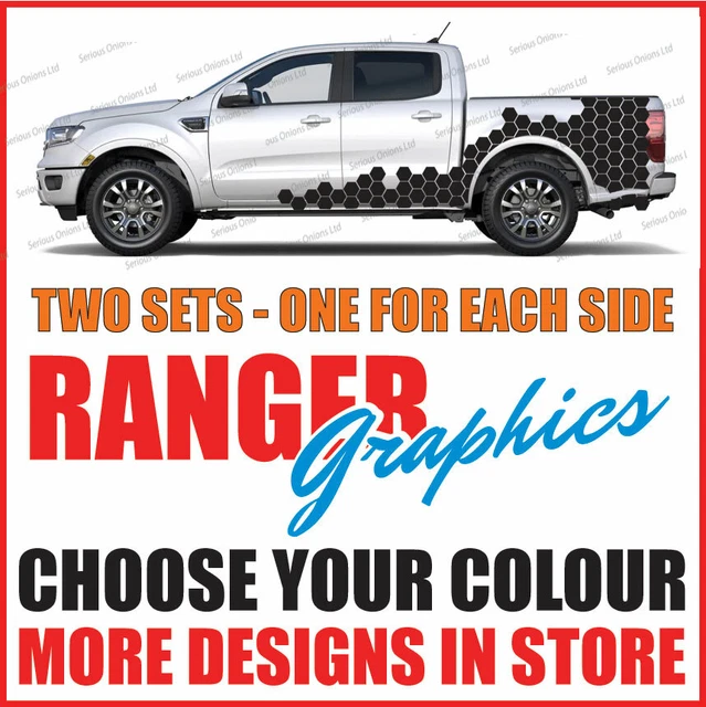 FORD RANGER GRAPHICS stripes decals stickers F-150 offroad pickup truck ...