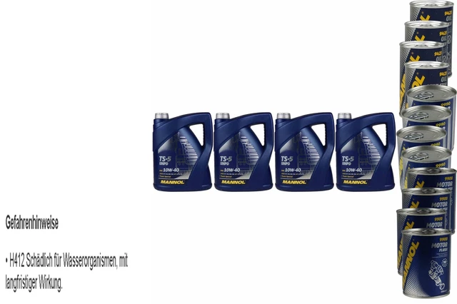 10 W40 Motoröl MANNOL TS-5 UHPD 10W-40 20 Liter Mannol 10w40
