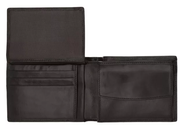 THE BRIDGE Story Uomo Men's Wallet with Flap L portafoglio Nero Schwarz Nuovo 3