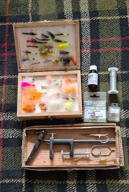Kingfisher Fly Tying Intro Fly Tying Tool Kit Brass