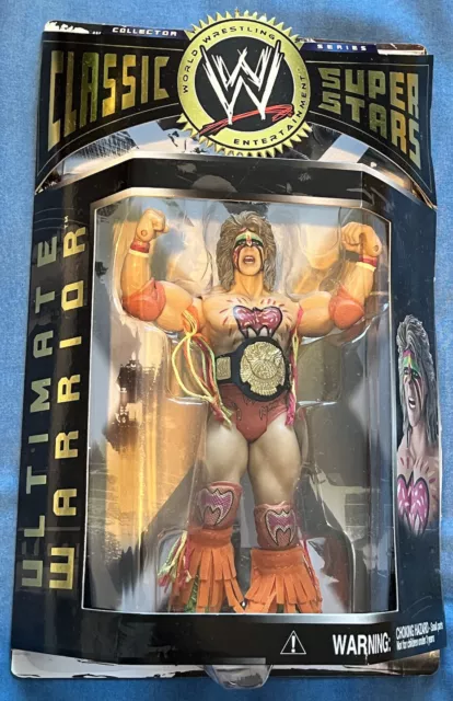 WWE The Ultimate Warrior Wrestling Figure, Jakks Classic Superstars, series 1