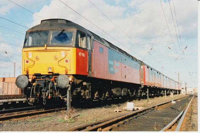 RAILWAY PHOTOGRAPH CLASS 47 47782 at Heaton 28/03/97 £0.99 - PicClick UK