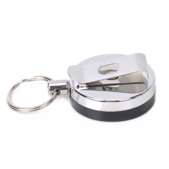 Retractable Recoil Key Chain Key ring reel Belt Clip Badge ID  Holder vt
