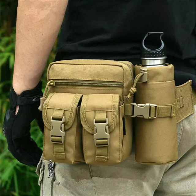 Outdoor Sports Tactical Cell Phone Belt Bag Belly Bag Army Hip Bag 2