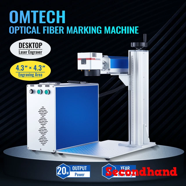 Secondhand 20W Fiber Laser Marking Machine 4.3x4.3 Raycus Laser Engraver Secondhand 20W Fiber Laser Marking Machine 4.3x4.3 Raycus Laser Engraver