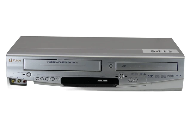 Magnétoscope Funai F240LA - Enregistreur HiFi 4 Têtes, Lecteur VHS Avec Télécommande, Testé Et Fonctionnel !