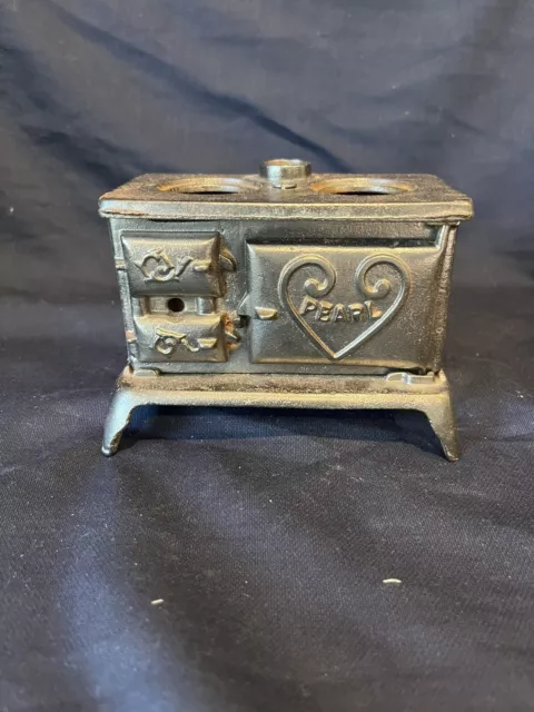 Vintage Cast Iron Miniature Stove Salesman Sample