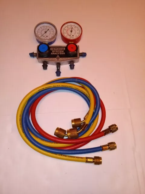 Imperial System Analyzer Vintage PSI Pressure Gauge