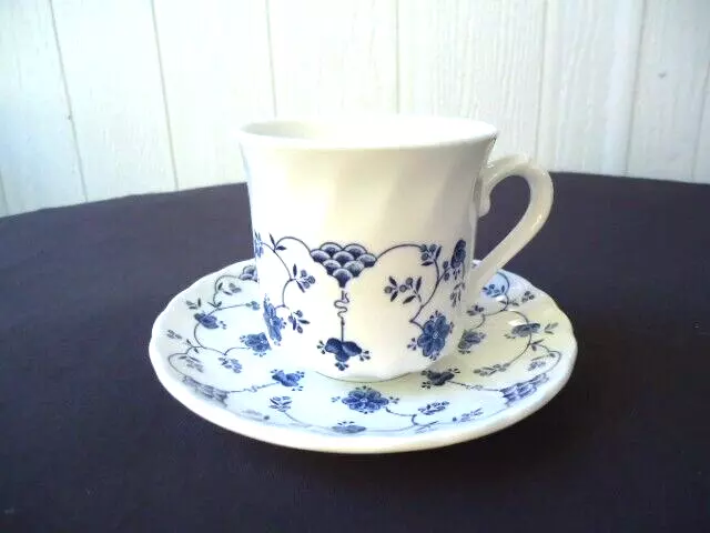 churchill china finlandia georgian collection tea cup & saucer set