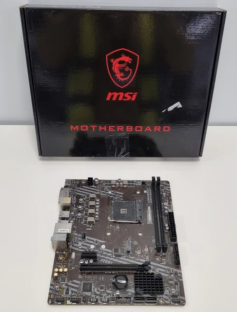 MSI A520M-A PRO AMD AM4 DDR4 Gaming Motherboard (Faulty/Missing All ...