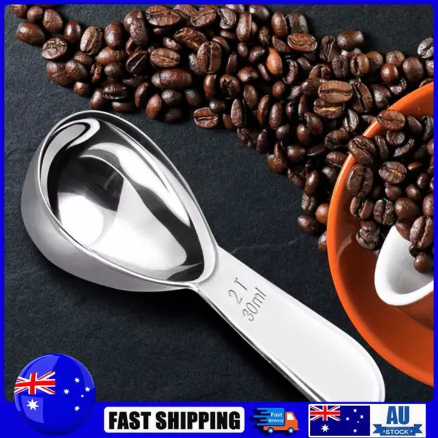Stainless Steel Coffee Scoop Measuring Tablespoon for Coffee Tea Sugar (30ml)