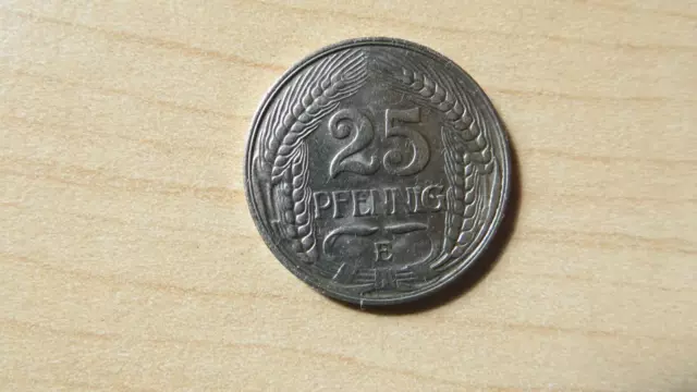 Deutsches Reich 25 Pfennig 1910 E