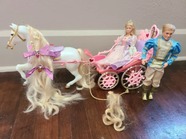 Barbie rapunzel carriage deals