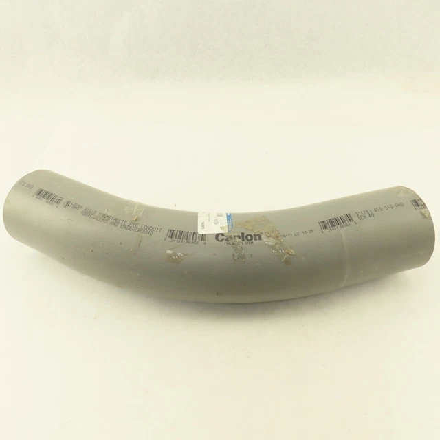Carlon UA7AL 3" Sch 40 PVC Rigid Non Metallic Conduit 45° Elbow