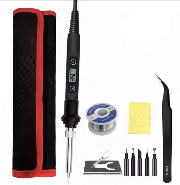 Kit fer à souder 71 en 1 kit soudage 60W 110V pour soudage sculpture