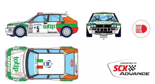 SCX U10480X300 Lancia Delta Integral Totip