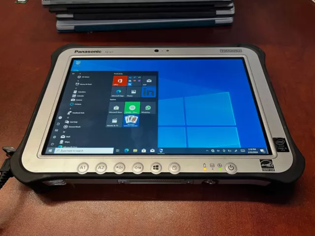 PANASONIC TOUGHPAD FZ-G1 MK3 i5-5300U 2.3GHZ 8GB RAM 256GB SSD Windows 10 Pro