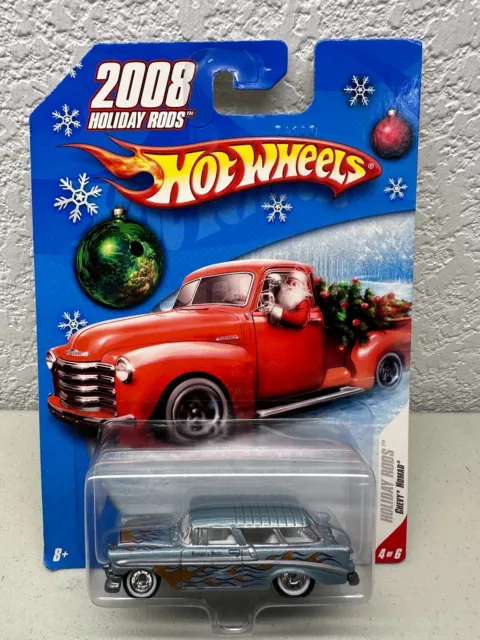 2008 Hot Wheels Holiday Rods Chevy Nomad in Light Blue