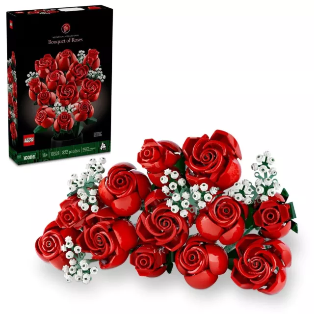 LEGO® Icons 🌹Rosenstrauß 10328 | Geschenk Idee Muttertag Geburtstag | NEU&OVP