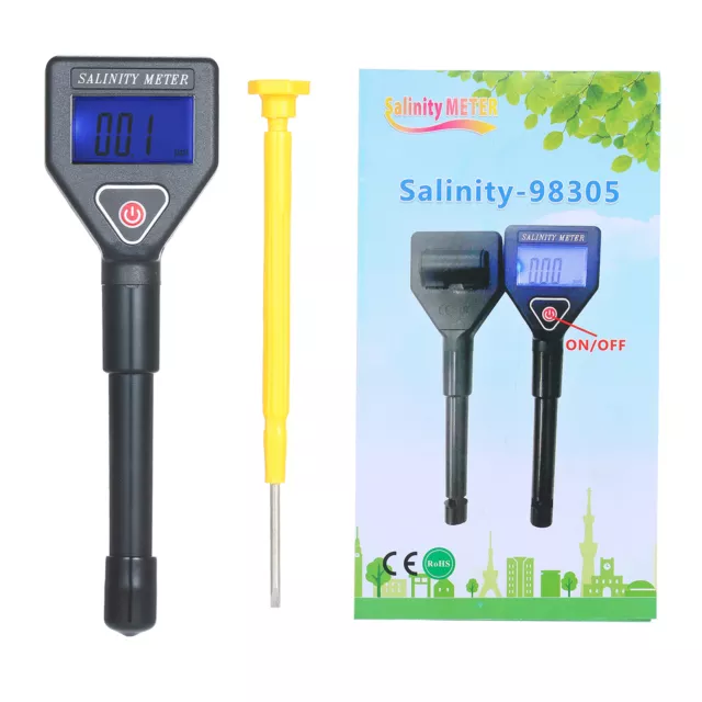 Seawater Salinity Refractometer Portable Handheld  ATC H7V9