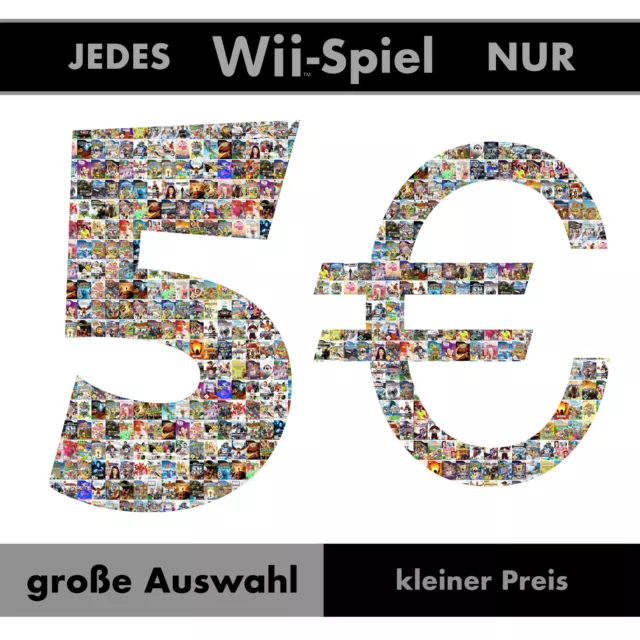 Nintendo Wii Spiele-Wahl - große Auswahl kleiner Preis nur 5€ pro Game 5️⃣🤩✅