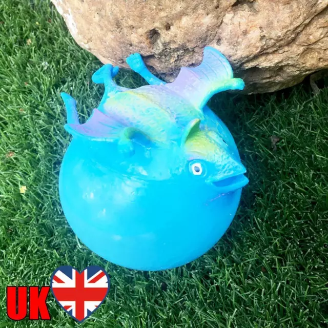 Creative Inflatable Animal Vent Toys Blowing Dinosaur Ball Kids Toys Random