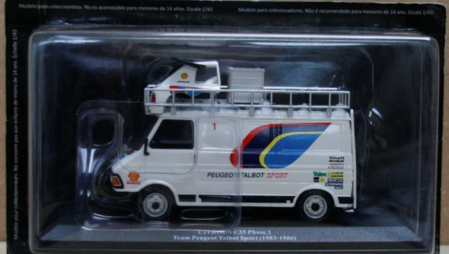 CAMION CITROEN C35 Phase 2 Team Peugeot Talbot Sport 1983-1986 Altaya 1/43 EUR 12,99 - FR