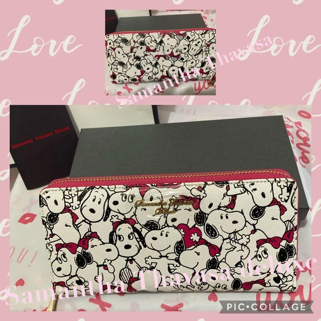 Samantha Thavasa Deluxe Snoopy Collaboration Long Wallet