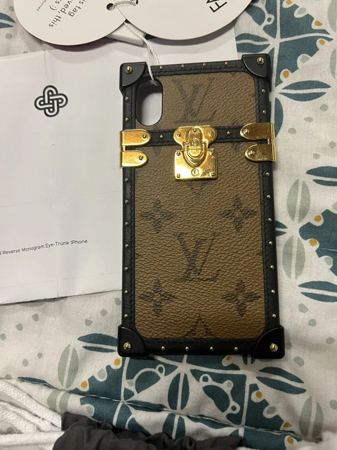 Louis Vuitton Monogram Reverse Eye Trunk iPhone X or XS Phone Case