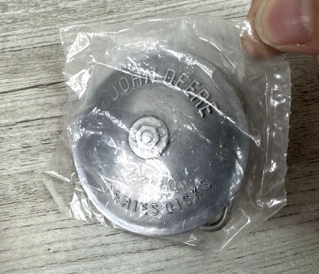 Vtg 1989 Collectible John Deere 600 Series Disks Blade Pewter Belt Buckle NEW