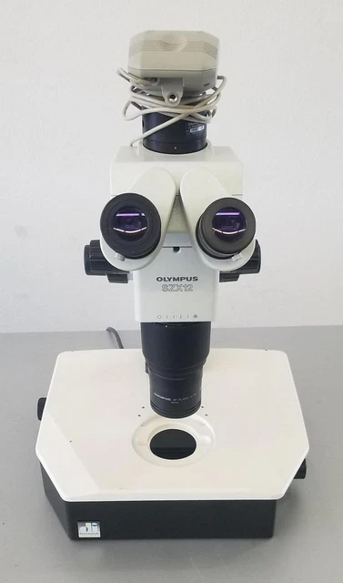Olympus SZX12 Stereo Microscope with Camera and Lenses, CALIBRATED Olympus SZX12 Stereo Microscope with Camera and Lenses, CALIBRATED