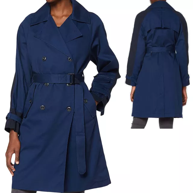 G-STAR RAW Damen Mantel Duty Classic Trench Wmn Trenchcoat Imperial Blue