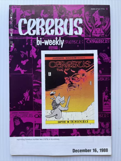 CEREBUS Bi-Weekly #2,6,7,17,&19 AardvarkVanaheim Press (1988) VF+ 2