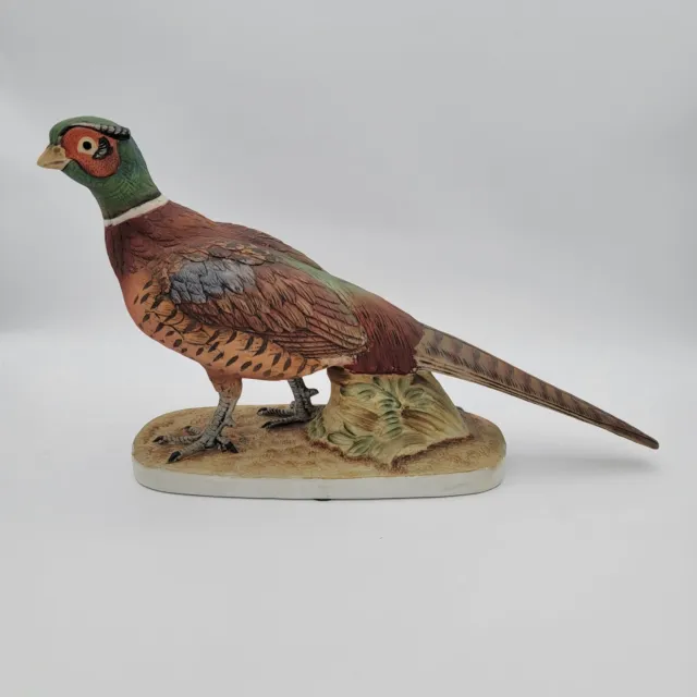 Andrea by Sadek Male Ring-Necked Pheasant 13" Inch Porcelain Figurine