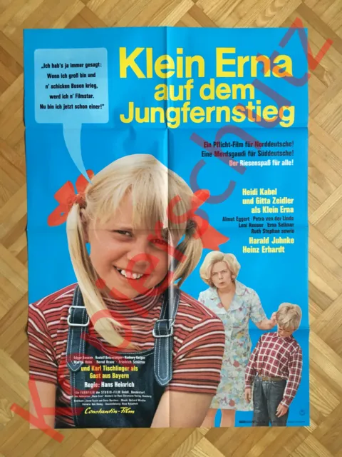 Original Kinoplakat "Klein Erna auf dem Jungfernstieg" in XXL von 1969!