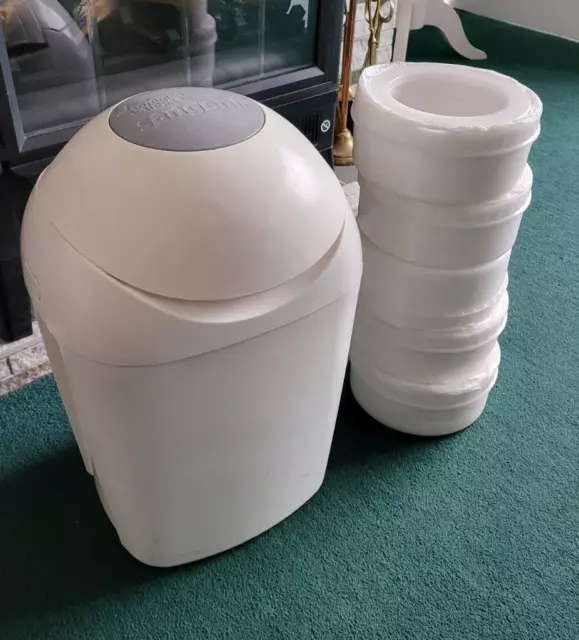 Contenedor de eliminación de naves Tommee Tippee Sangenic - blanco - más 6 bolsas de recarga