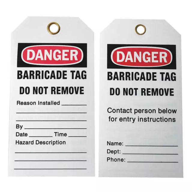 GRAINGER APPROVED 29UG15 Caution Tag,5 3/4in H,3in W,Polyest,PK25