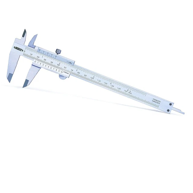 Insize 1205-2002S Vernier Caliper Range 0-150mm/0-8″ Accuracy ±0.03mm