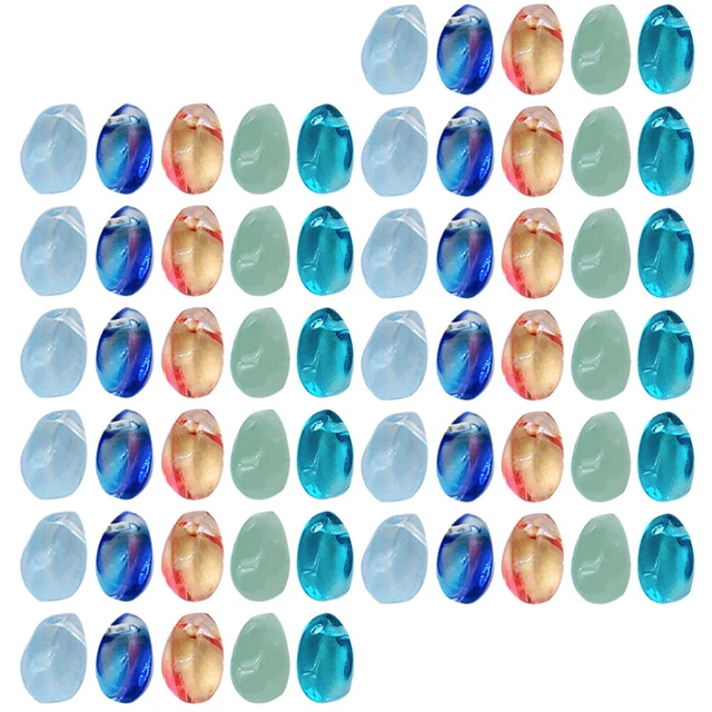 100pcs Glas Handwerk Wasser Tropfen Zarte Schmuck Machen Perlen DIY Lose Perlen 10