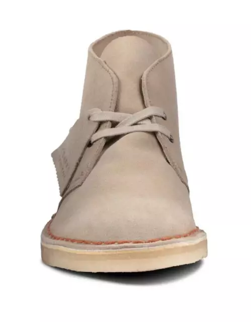 Clarks Desert Boot Scarpe Polacchine Da Uomo Sand Beige In Pelle Scamosciata 3