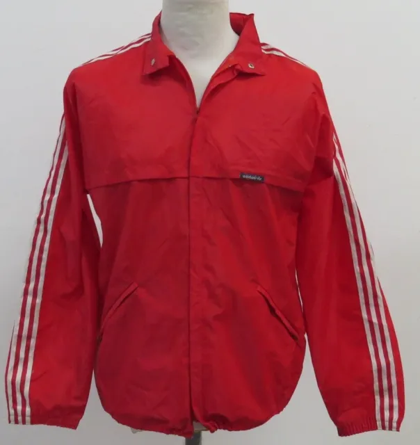 Adidas Giacca Jacket Kway K-Way Jersey Wind Rain Sport Vintage No Shirt D168