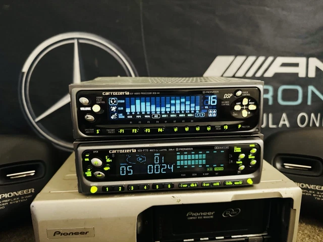 PIONEER CARROZZERIA KEH-P770 & DEQ-44 & CDX-P1250 Car Cassette DSP